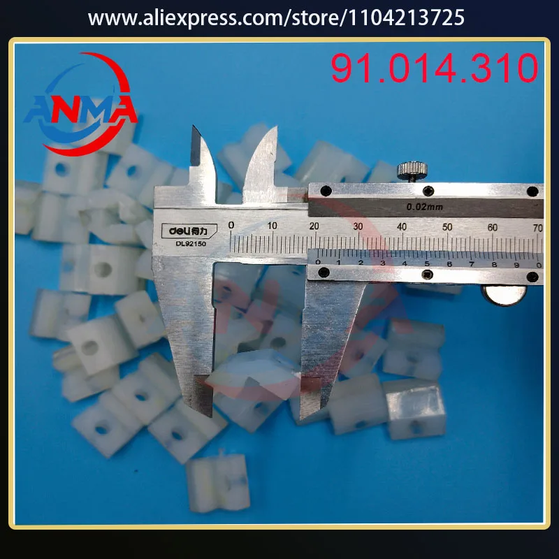 20Pieces SM102 Plastic Finger Gripper Pad 91.014.310 5mm Hole heidelberg Offset Printing Machine Parts