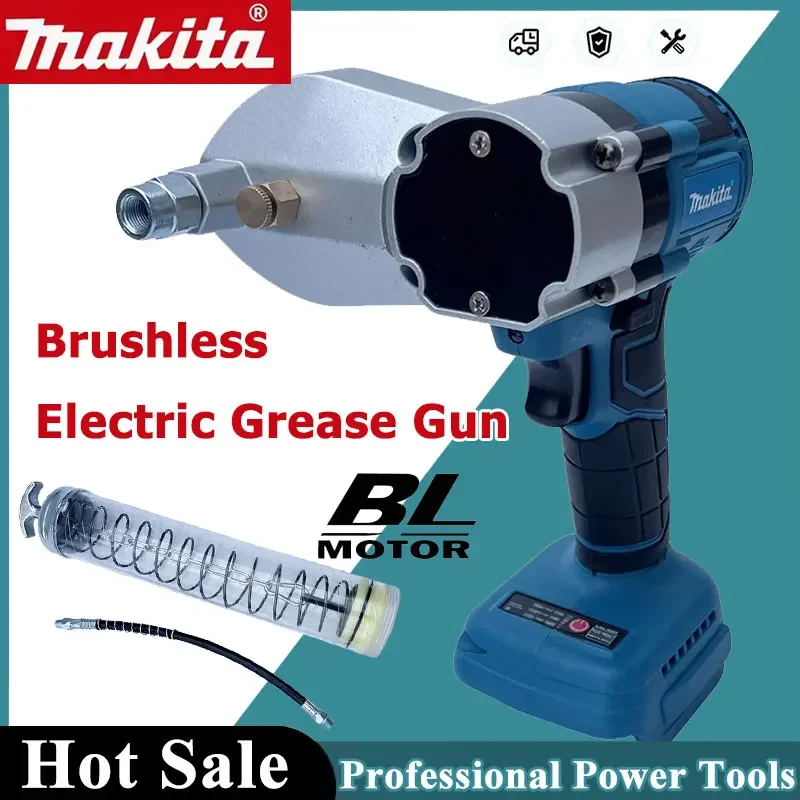 

Makita Brushless Electric Grease Gun Wireless Fully Automatic High-Pressure Excavator Specific Grease Gun For 18V Battery