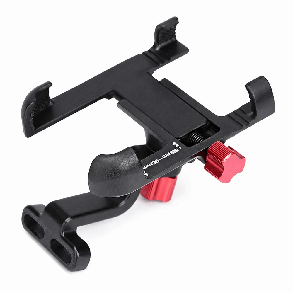 Tragbare Aluminium-Legierung Fahrrad-Lenkerhalterung für Smartphones 360° °   Drehbare Fahrrad-Handyhalterung für 55-95mm Telefone, Geeignet für Rennräder