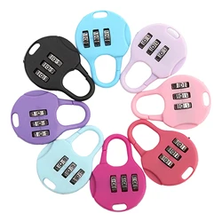 Mini Resettable 3 Dial Digit Combination Suitcase Luggage Security Password Code Lock Padlock Travel Padlock Anti-theft Padlock