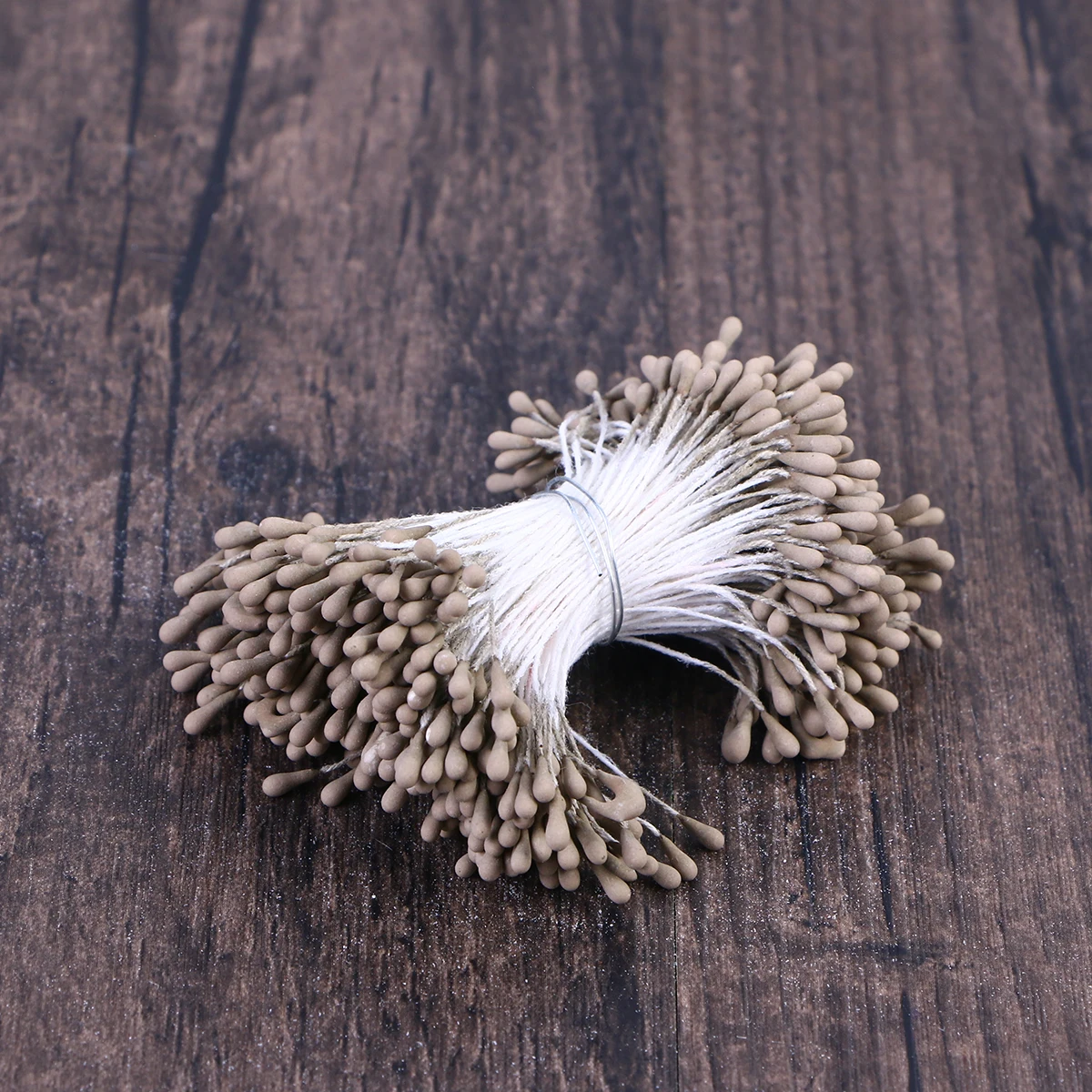 400Pcs Pearl Floral Stamens Artificial Double-Ended for Flower Making Craft Decoration Gift Wrapping Butterfly Bee Antenna