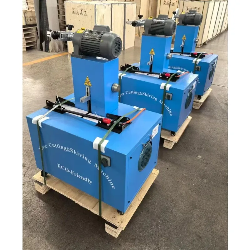 

Factory Direct 220V Full-Automatic Hydraulic Oil Pipe Press Machine New Condition With Bearing Hose Cutting Function