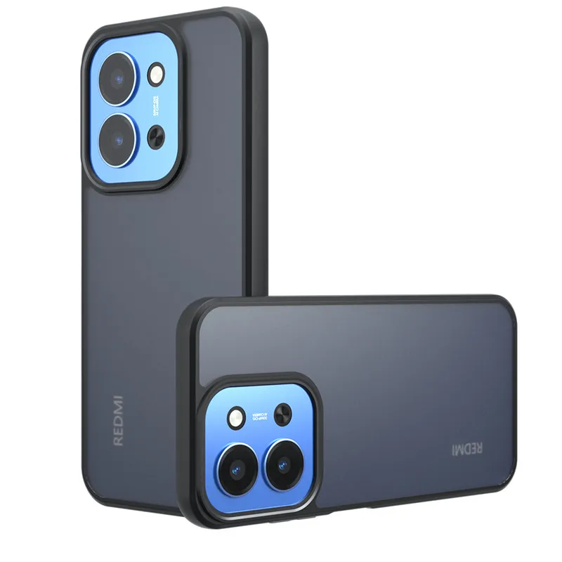 

Для Xiaomi Redmi 15C чехол Redmi 15C чехол из мягкого ТПУ рамка ПК матовый прочный бампер защитный чехол для телефона Redmi 15C Funda