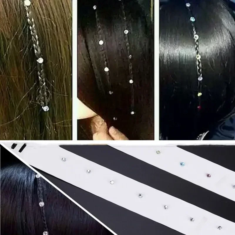 1Pc Beautiful Hot Drilling Crystal Glass Rhinestone Hairdressing Women Fashion New Stylish Hair Dress Accessories Headwear