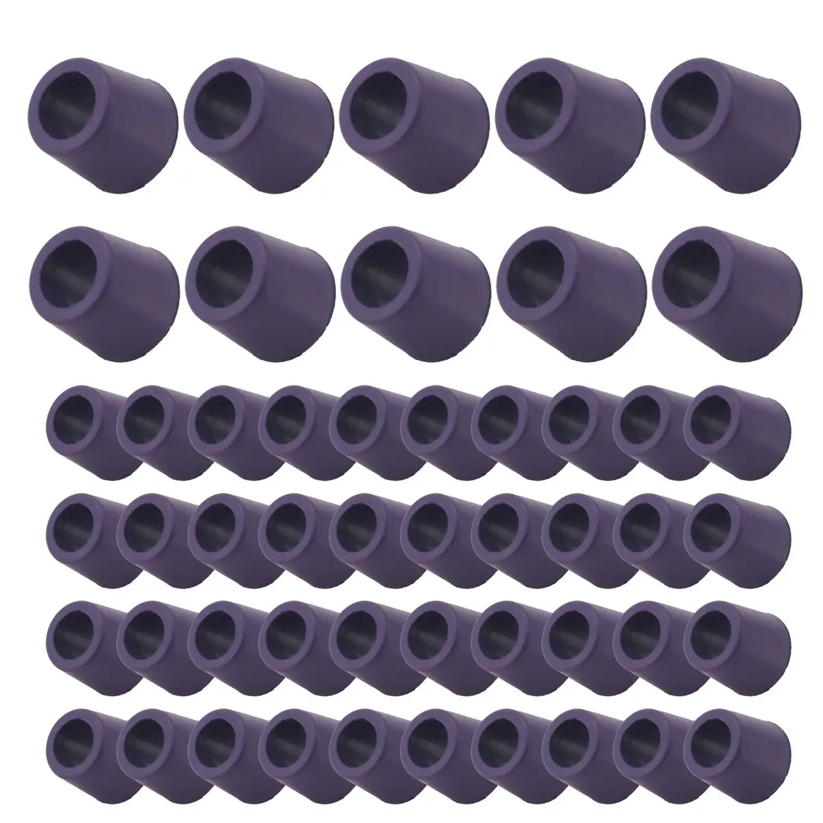 ✼50Pcs/Lot Air Conditioning Sealing Ring 1/4 Inch Charging Hose Manifold Repair Seal Kit Replacement Sealing Ring(Purple)