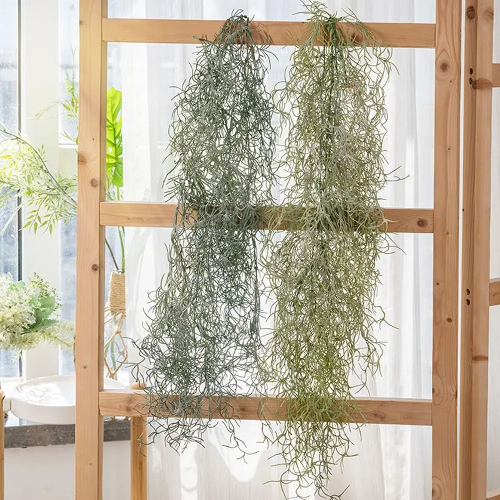 

91cm Artificial Air Grass Green Plants Elegant Real Touch Fake Plants Plastic Handmade Ceiling Hanging Vine Home Office Decor