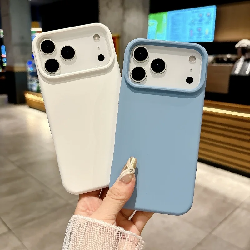 الأصلي الرسمية غطاء من السيليكون آيفون 17ProMax 16 13 12 15 14 برو الحالات الهاتف آيفون 16 13Pro 17 11 14 15 برو ماكس غطاء