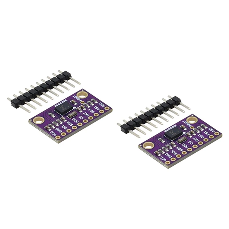 AAAEL-2Pcs GY- BNO080 BNO085 BNO086 AR VR IMU High Accuracy Nine-Axis 9DOF AHRS Sensor Module