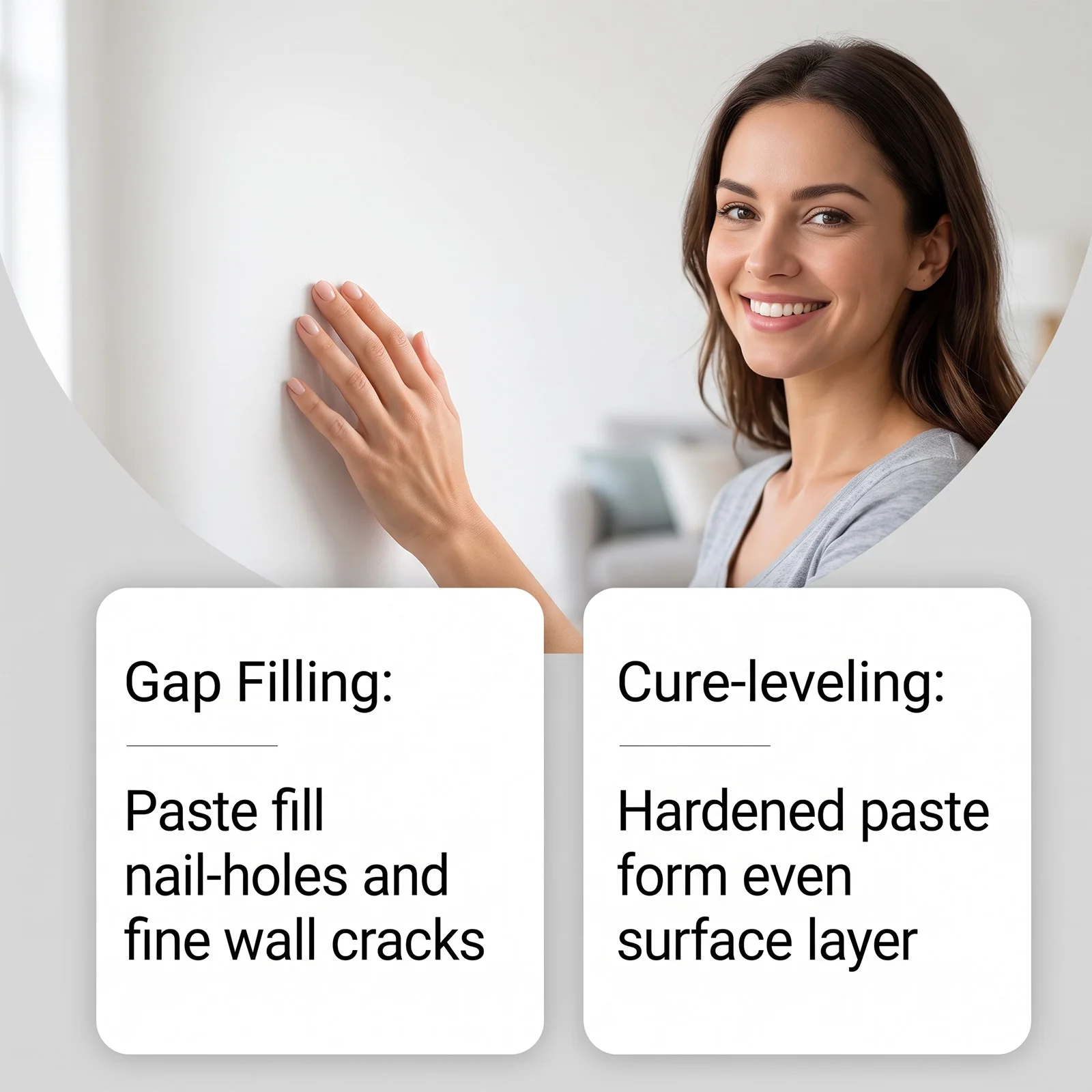 Wall Mending Agent 60ml Quick Dry Waterproof With Scraper Nozzle Kit Drywall Plaster Concrete Repair Use Crack Hole Filler Paste