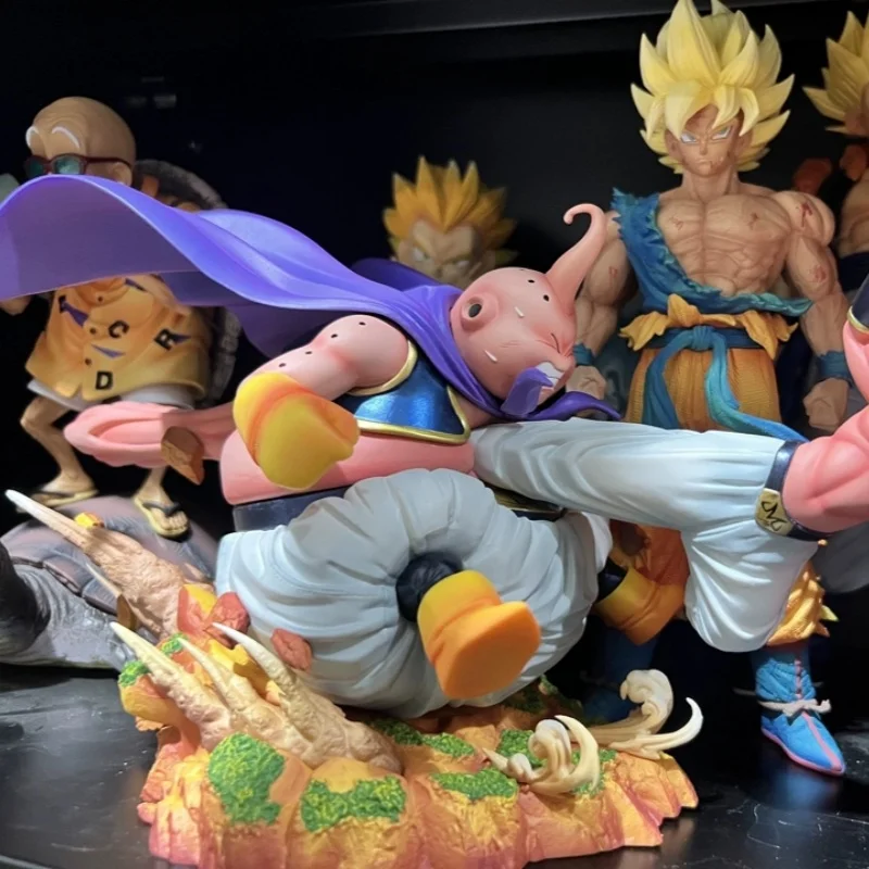 

Shanqu Dragon Ball Fat Majin Buu Versus Pure Majin Buu Collectible Figure Pvc Model Desktop Decoration For Anime Lovers Gift