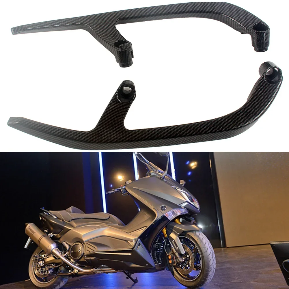 

Motorcycle Carbon Fiber printed Rear Handle Bars Armrest For Yamaha T-Max500 2008-2011/T-Max500/530 2012-2016