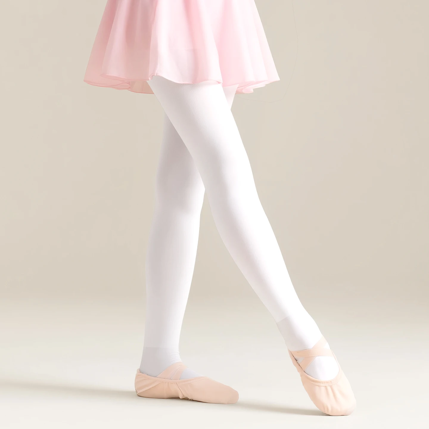 Zimowe, ciepłe, welurowe rajstopy baletowe dla dziewczynek - rajstopy taneczne z podszewką z polaru, grube rajstopy do ćwiczeń.