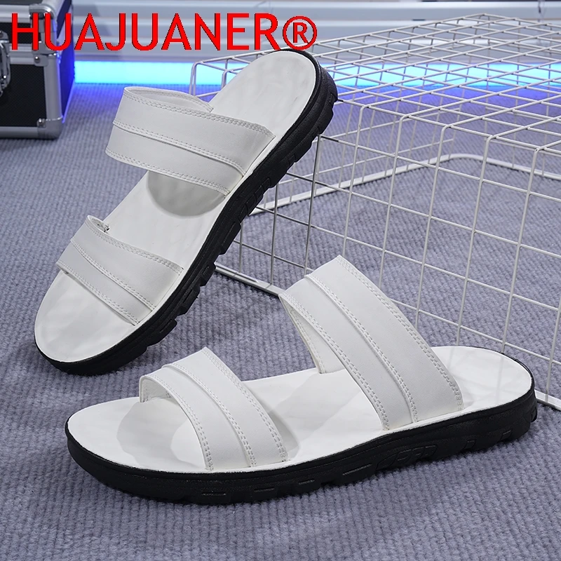

Open-Toe Outdoor Slippers for Men Non-Slip Sandals Casual Half Shoes Outdoor Half Drag Fashion Beach Shoes Leisure Walk Slides