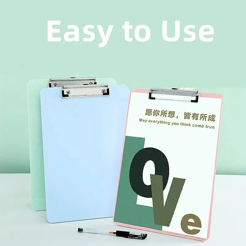 A4 Folder Writing Board Memo Student School Office Stationery Multiple Colors