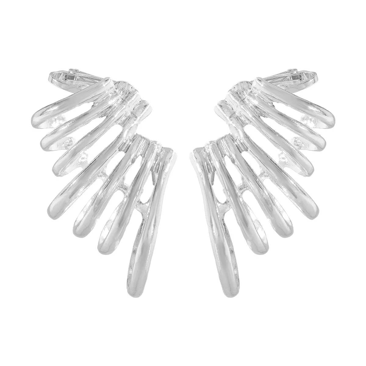 ZAA Vintage Ear Cuff Metal Irregular Earrings for Women High Quality Holiday Party Statement Jewelry Gifts