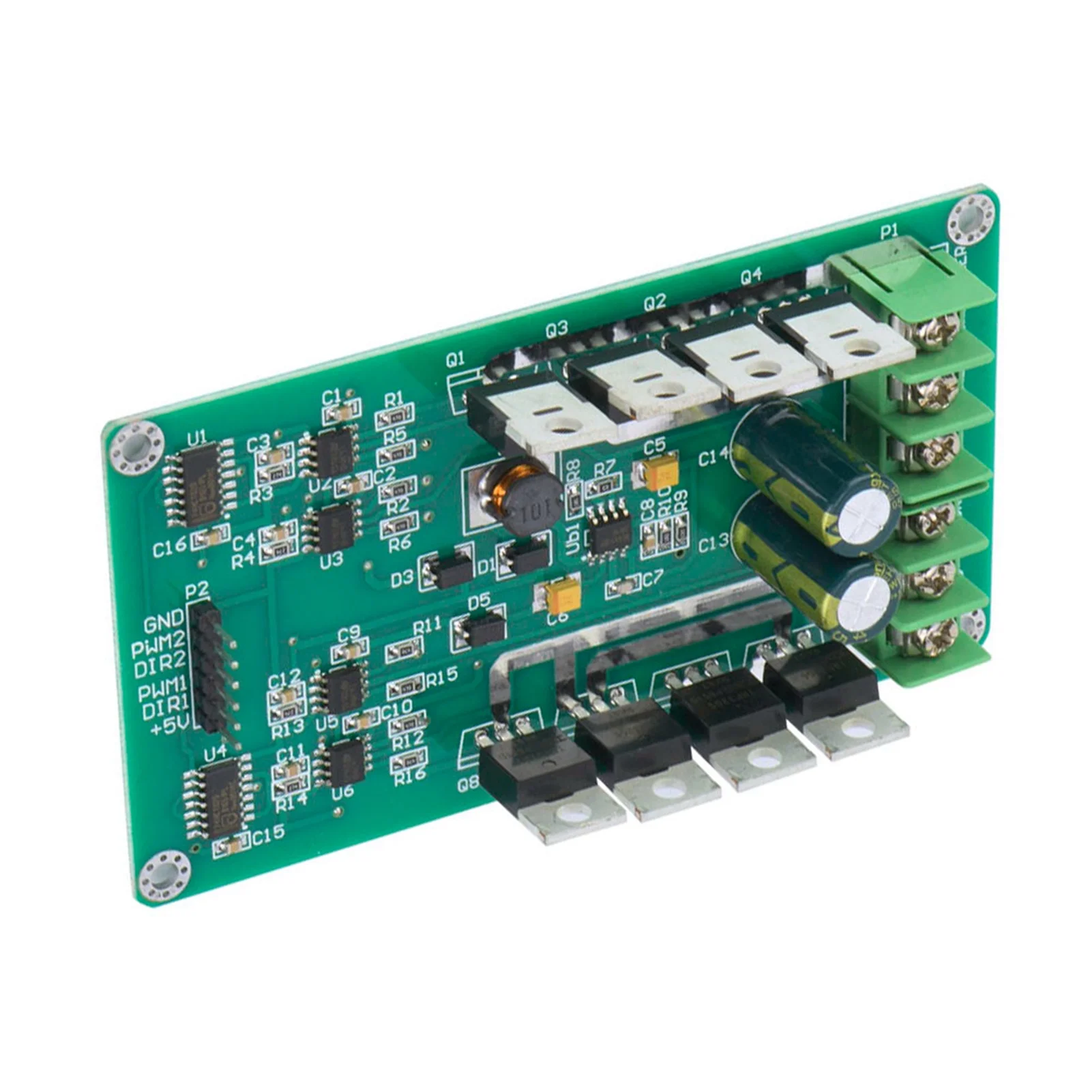 Dual Motor Driver Module Board H Bridge Driver Chip DC IRF3205 MOSFET 3-36V 10A Peak 30A