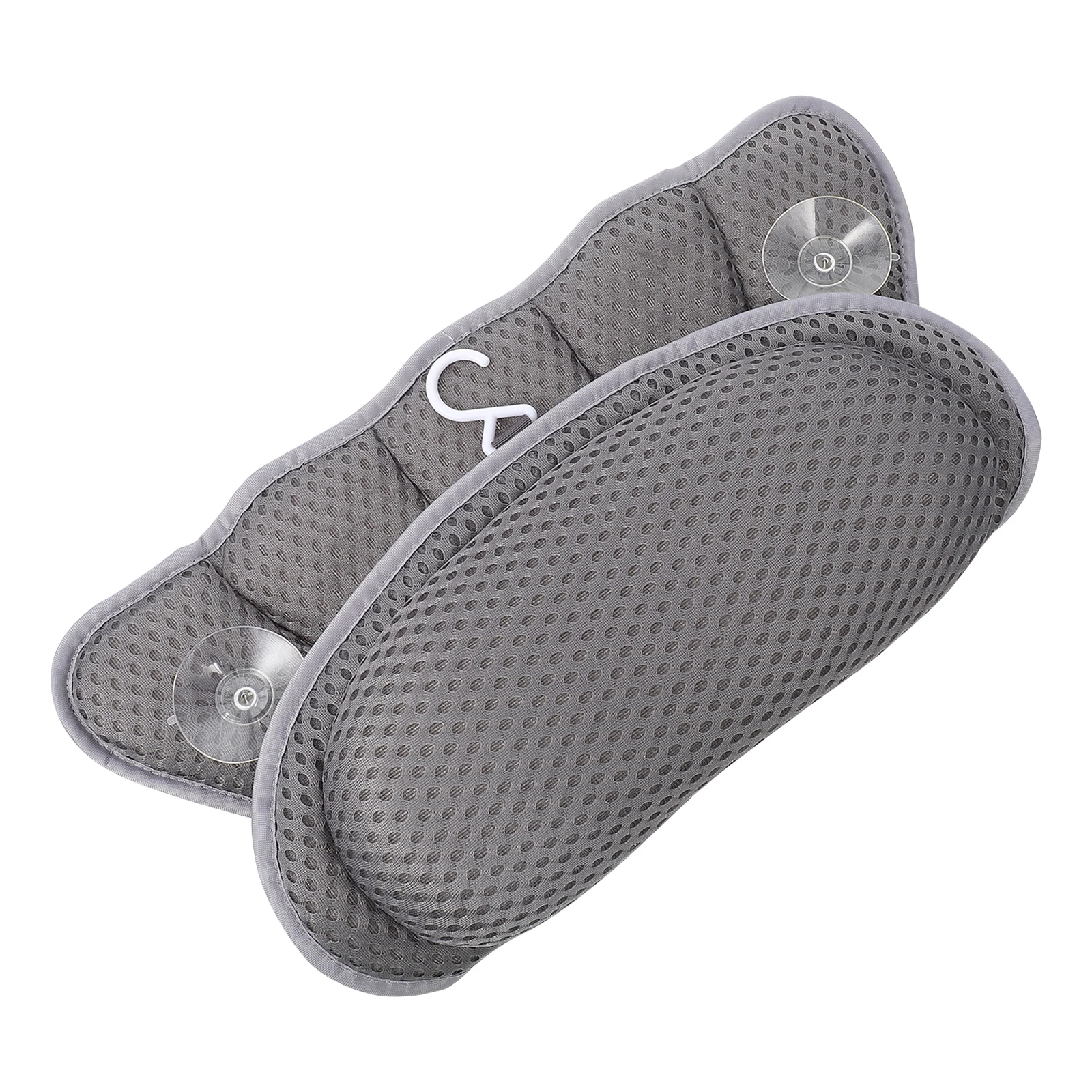 

Fishtail Pillow Polyester Bathing Spa Travel Foldable Neck Rests Head Supports Bathroom Supplies Bathtub Accessories