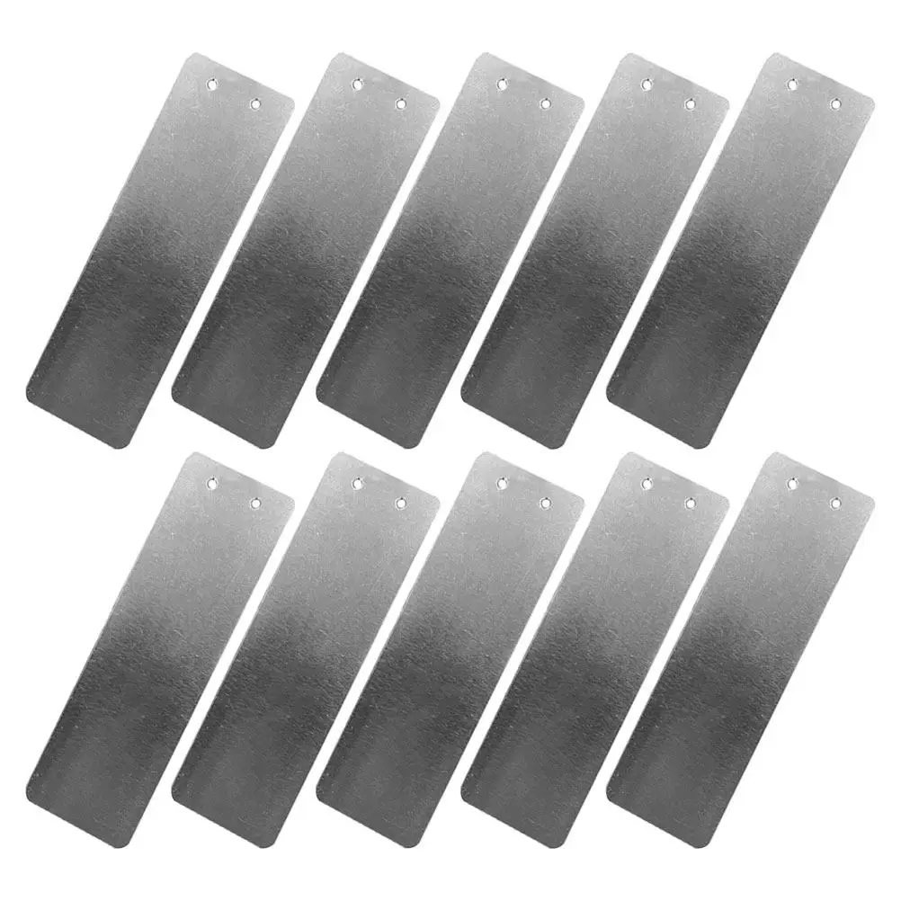 10Pcs Aluminum Garden Plant Labels Metal Tags for Labeling Plants Outdoor Sturdy Corrosion Uv Resistant Blank Surface Gardening