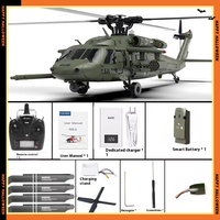 Black Hawk Uh60 3d Stunt Drone Remote Controlled Armed Combat Airplane Simulation Model Toy For Outdoor Activities Six-Channel