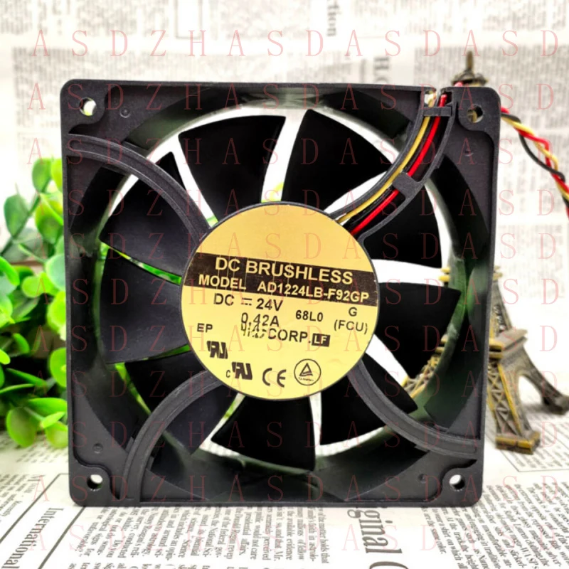 

Z for ADDA AD1224LB-F92GP 12038 24V 0.42A 12cm Chassis Industrial Cooling Fan