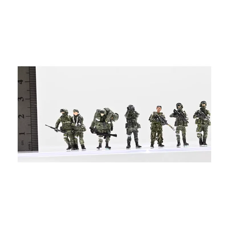 

1:72 Scale Resin Material Russian Patrol Group Russia-Ukraine 8 Group Suitable For Tank Scenes Collectible Decorative Display