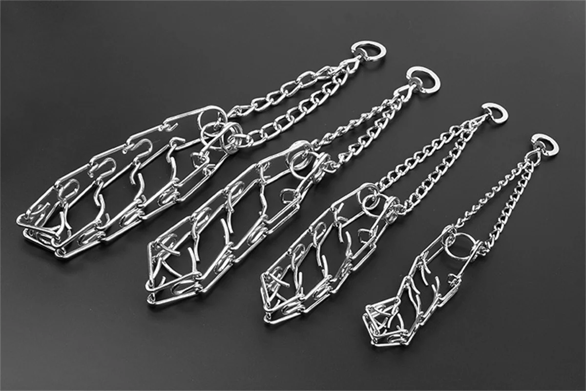 Effektives Pinch-Hunde-Trainingshalsband mit bequemen Gummispitzen, sicheres, verstellbares, abnehmbares Halsband für Haustiere – Detail 3