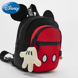 Disney Cartoon Mickey New Children's School Bag Girls Backpack Mickey Mouse Little Hand Pendant Fashion School Bag