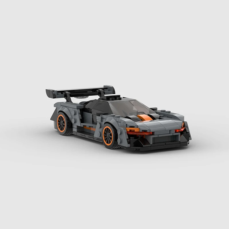 Moc modelo técnico racer carro blocos de construção cidade veículo tijolos conjuntos corrida supercar crianças presente brinquedos senna