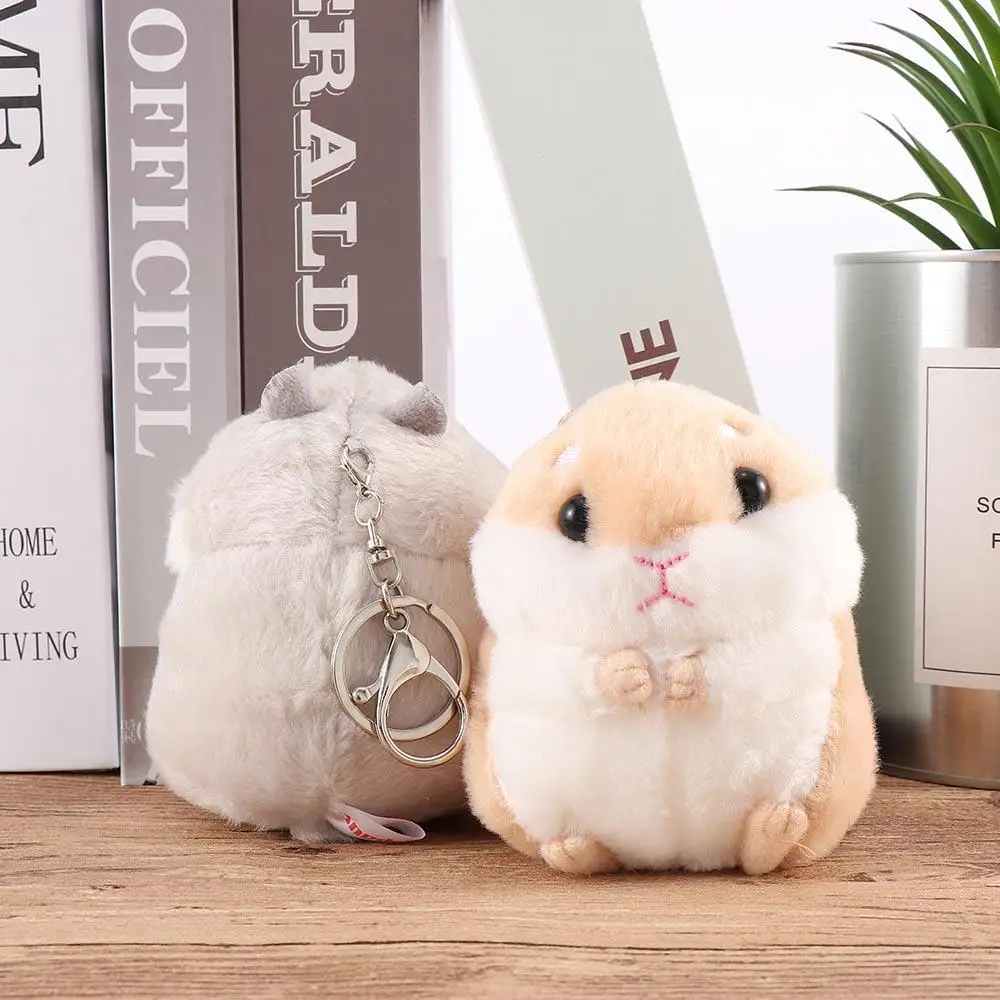 Kawaii Cute Soft Plush Stuffed Key Chain Birthday Gift Mouse Toy Hamster Doll