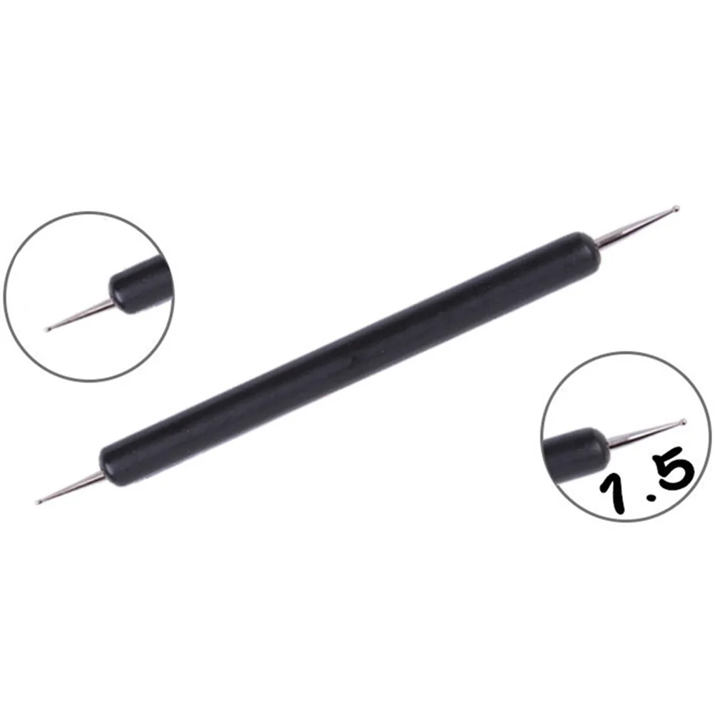 5 Stuks Double-Ended Nail Puntjes Stylus Gereedschap Voor Polymeer Klei Beeldhouwen Embossing Nail Art Balpen Schilderen gereedschap
