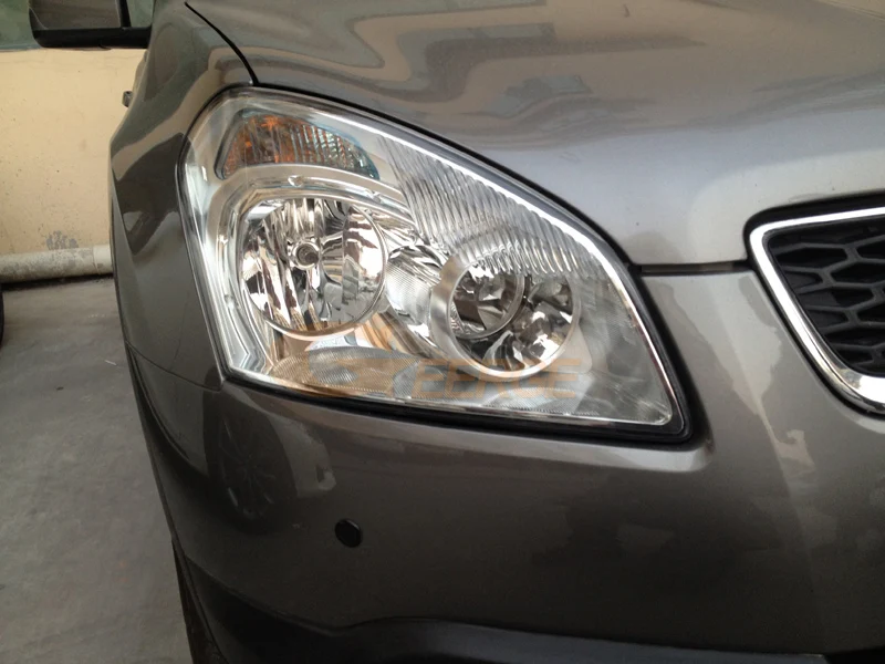 For Nissan Qashqai J10 2007 2008 2009 2010 Pre Facelift Headlight Excellent Ultra Bright CCFL Angel Eyes Halo Rings Kit