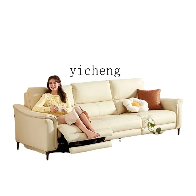 

French Cream Style Fabric Electric Sofa Functional Sofa