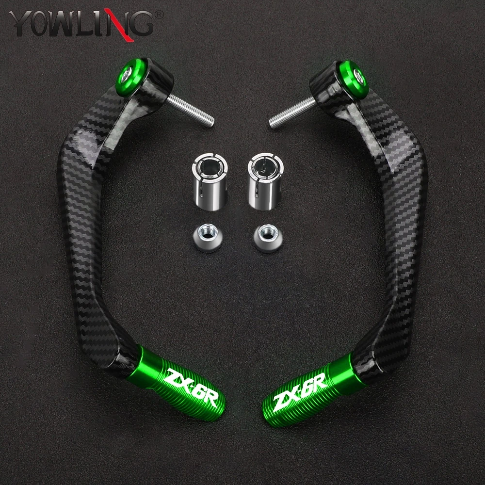 Motorcycle For Kawasaki Ninja ZX-6R ZX6R ZX 6R ZX6RR ZX636 ZX-636 Handlebar Grips Guard Brake Clutch Levers Guard Protector