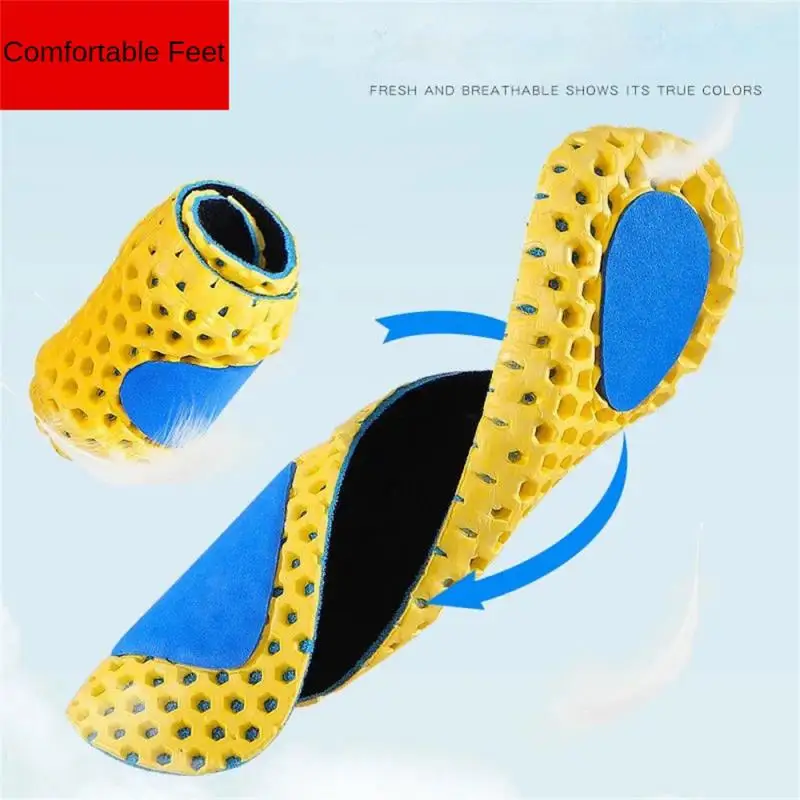 

3Pairs Memory Foam Orthopedic Insoles For Feet Shoe Sole Pad Mesh Deodorant Breathable Sneakers Running Cushion For Men Womenhtt