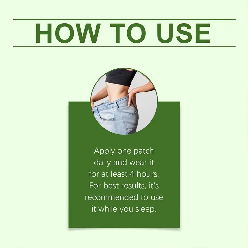 Women's Nano Microneedle Slimming Patch Weight Management & Blood Sugar Balance Weight Loss For Body Skin Daily Use - view 5