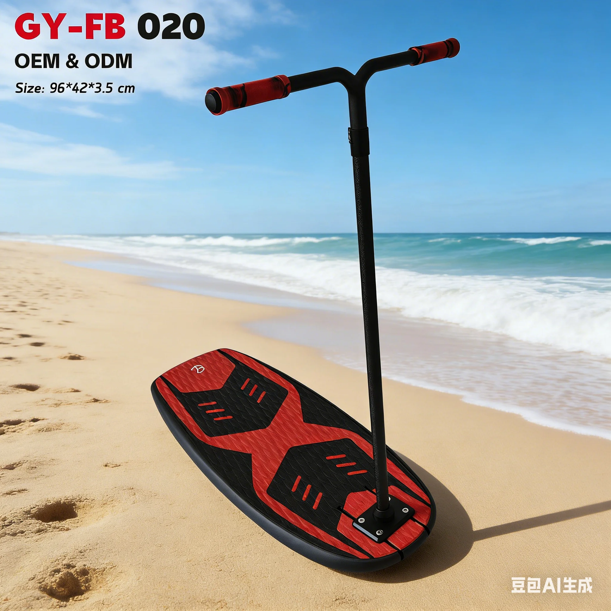 GY-FB 020 Hydrofoil Surfing Board 96cm 15L with Carbon Fiber Handle Extreme Sports Foil Beginners Board Surfing Accessory