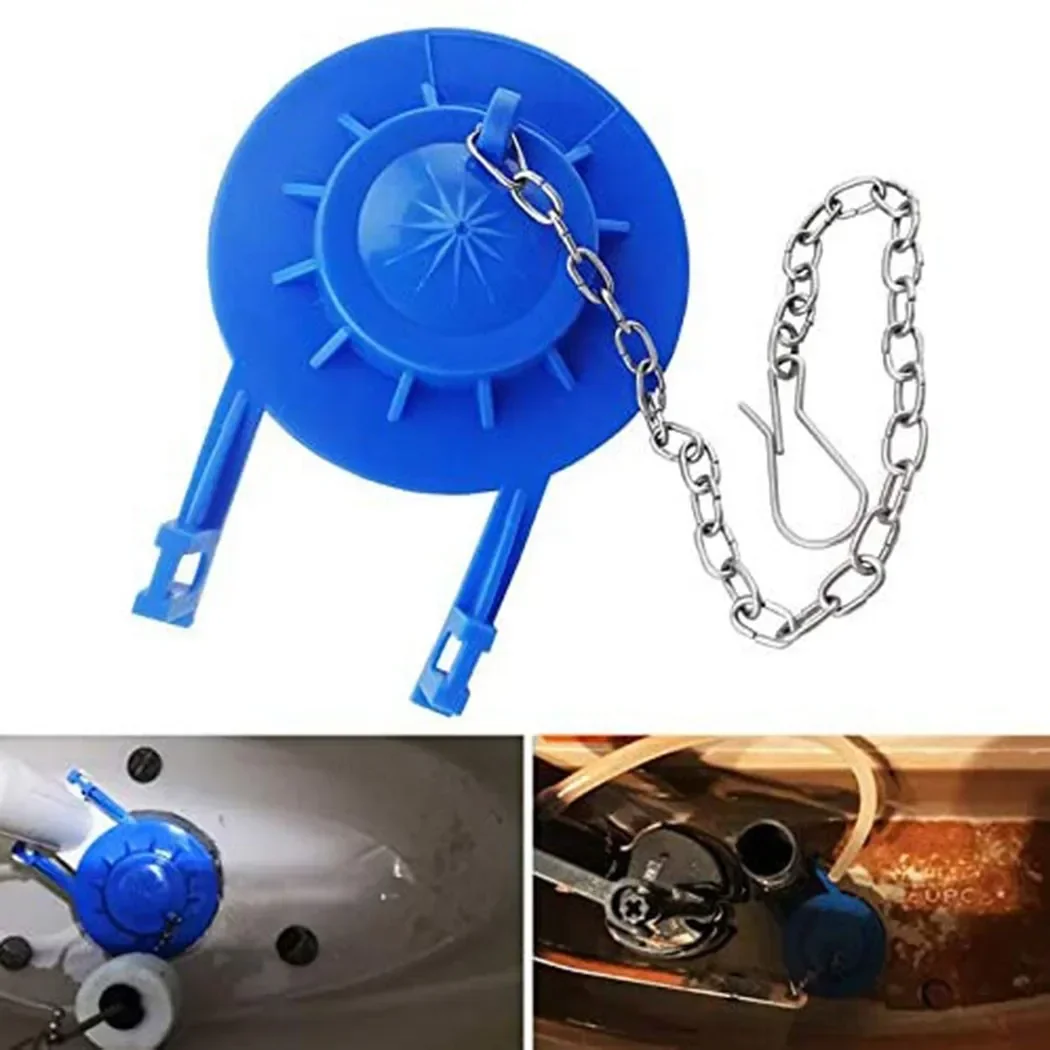 Universal Toilet Drain Valve Flap Cover Toilet Flapper Bathroom Drain Tank Water Saver Home Seal Tank PVC Flap Cover Repair NEW