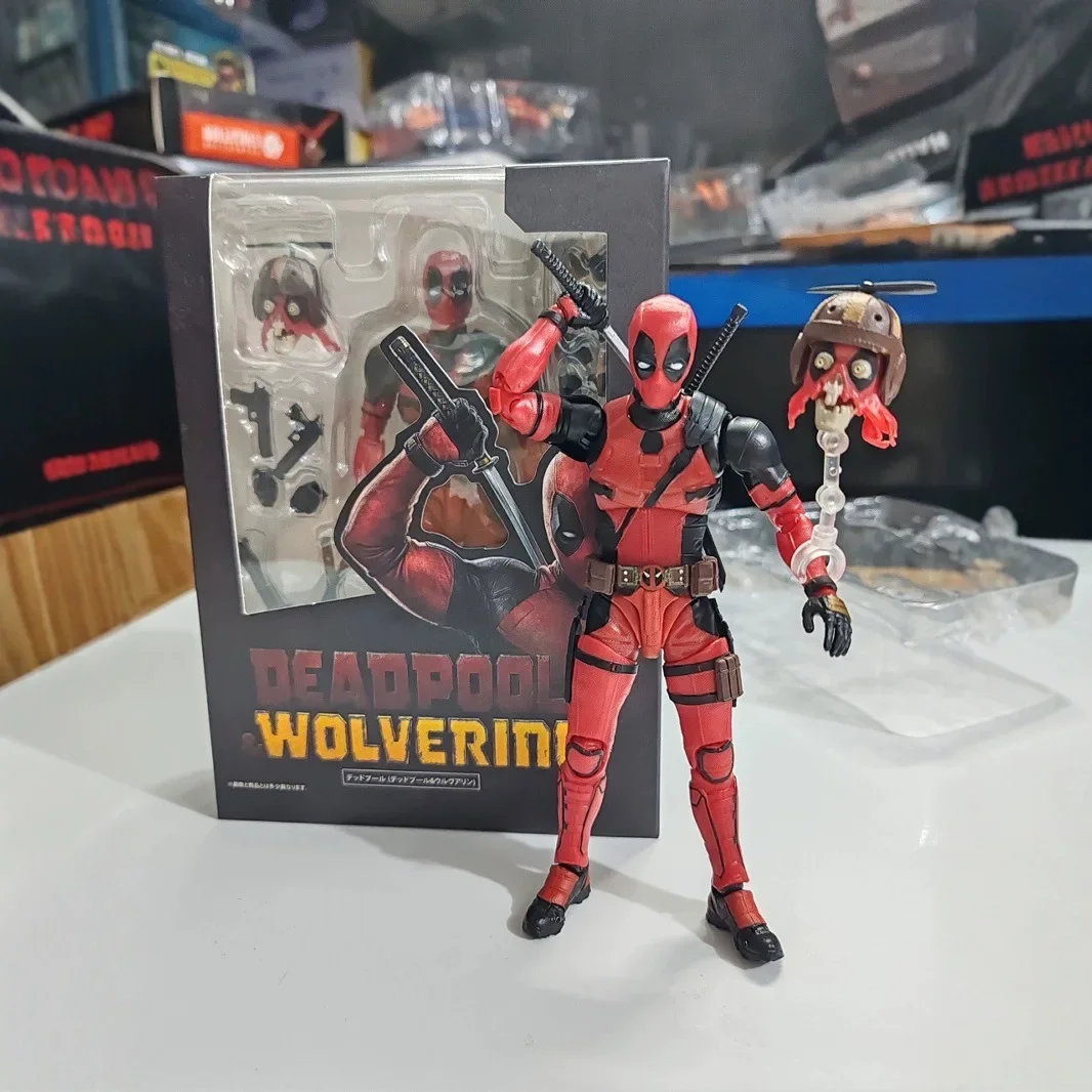 SHF Deadpool 3 عمل الشكل فيلم X-Men واد وينستون ويلسون أرقام مشتركة المنقولة نموذج جمع تزيين نسخة صنع في الصين #2