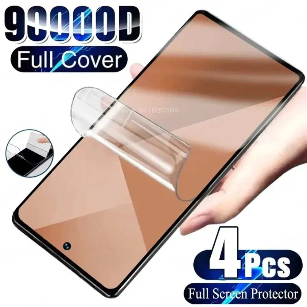 

4 шт. гидрогелевая пленка Ultra HD для Samsung Galaxy S25 S24 S23 Ultra S22 S21 S20 Plus S25 Edge S24 S23 S21 FE полноэкранная защита