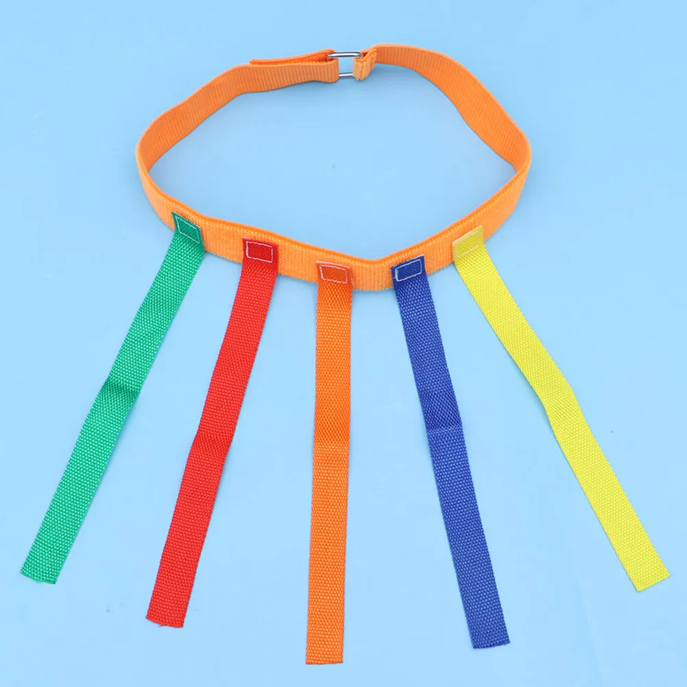 2Sets Kindergarten Pull Tail Belt Wear-Resistant Cloth Outdoor Sports Parent-Child Interaction Children Motor Skills Development