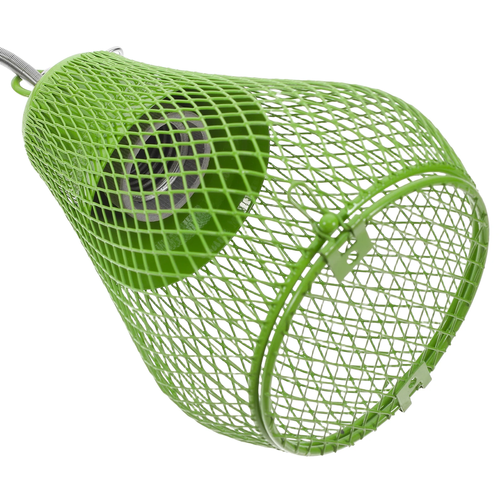 

Heating Lampshade 220V Anti-Scald Mesh Cover Long For Birds Lizards Turtles Eu Plug Button Bulb Fixture Reptile Lamp