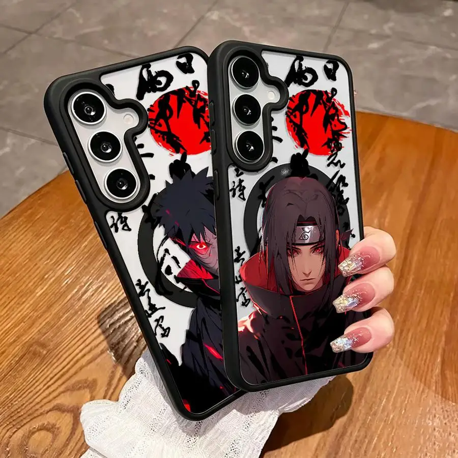 Narutos-Akatsukis-Cloud Case for Samsung Galaxy S26 S25 S25 S22 Ultra S26+ S24+ S23+ S23 S24 FE Plus Magnetic Phone Cover