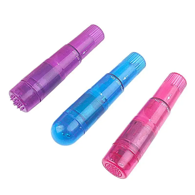 SASuper Relieve Stress Mini Full Body Face Shoulder Massager Pocket Travel AV Vibration Rod Circulation Massage Tools