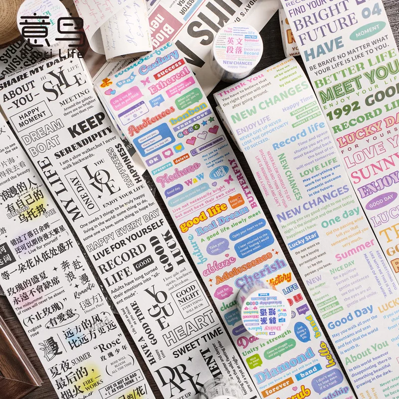 

Etori Life 75Mmx3M Word Series Salt-Style Английский алфавит и номер Узор Лента DIY Украшение для ноутбука, чехла, бутылки с водой, чемодана, скрапбукинга ручной работы, наклейки для вечеринок, студенческие канцелярские принадлежности, детские наклейки, н