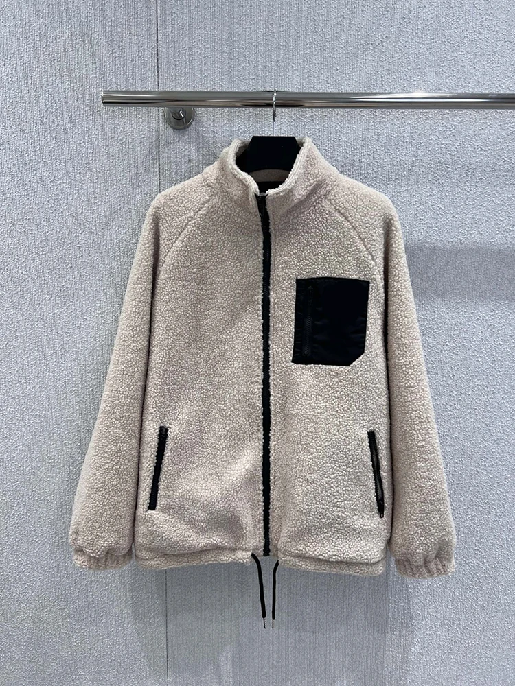 

SVORYXIU 2025, зимние новые стильные теплые куртки в повседневном стиле, пальто, женская модная свободная винтажная теплая куртка с круглым вырезом