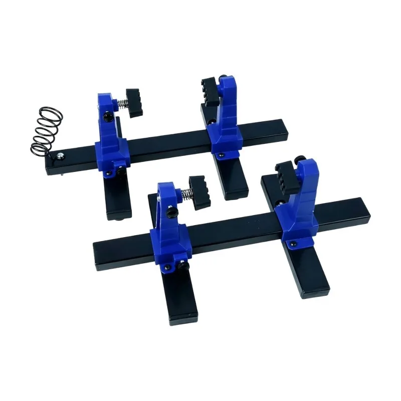 SHGO-Circuit Board Clamp& Soldering Iron Stand 360° Rotating PCB Holder With 2 Magnetic Helping Hands, Adjustable