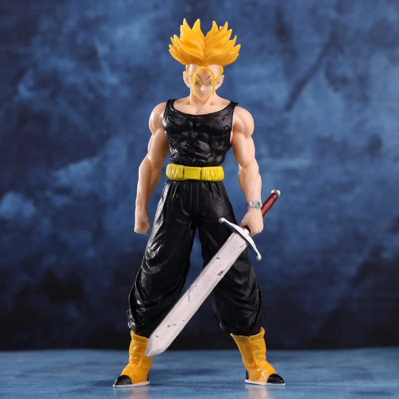 21CM Dragon Ball Z Trunks Anime Figure Toys Super Saiyan Future Trunks PVC Action Figurines GK Statue Collection PVC Model Doll