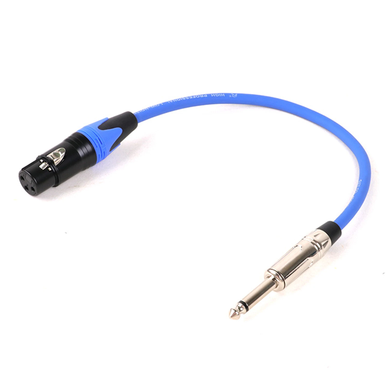 1PC 1/4 Cal (6.35mm) TS Jack do XLR żeński/męski kabel mikrofon Audio niezrównoważony 3Pin XLR do ćwiartki Cal wtyczka Mono przewód mikrofonowy