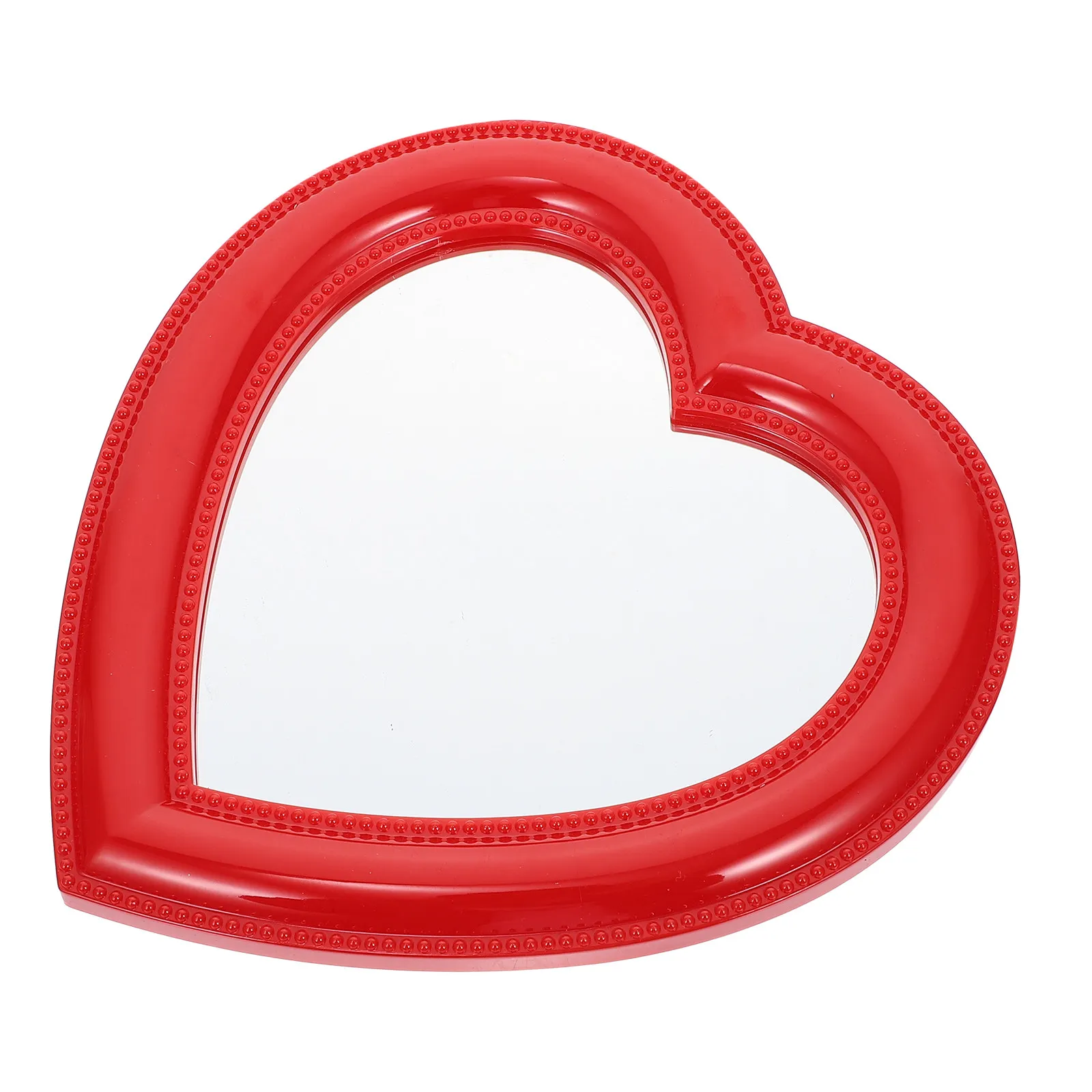 1Pcs Makeup Shaped Premium Desktop Hanging Mirror for Women Bedroom Home Use Display