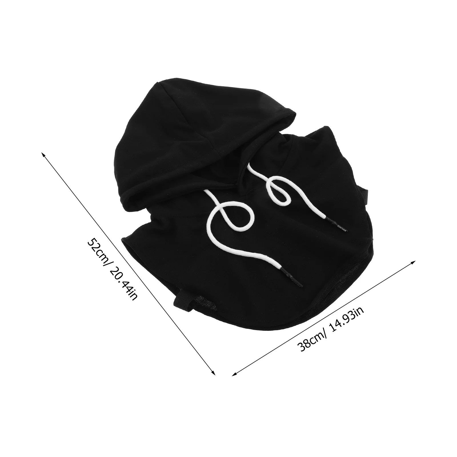 Stijlvolle afneembare nepkraag met capuchon voor unisex Faux overhemdkraag inzetstuk Warme comfortabele outfitversterker voor dagelijks buiten